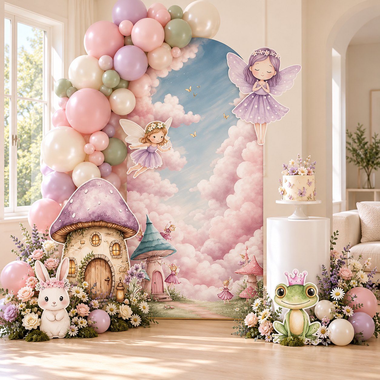 Fairy Garden party setup concept